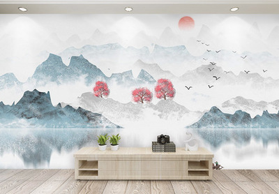 古韻流光 一方背景墻的詩(shī)意棲居